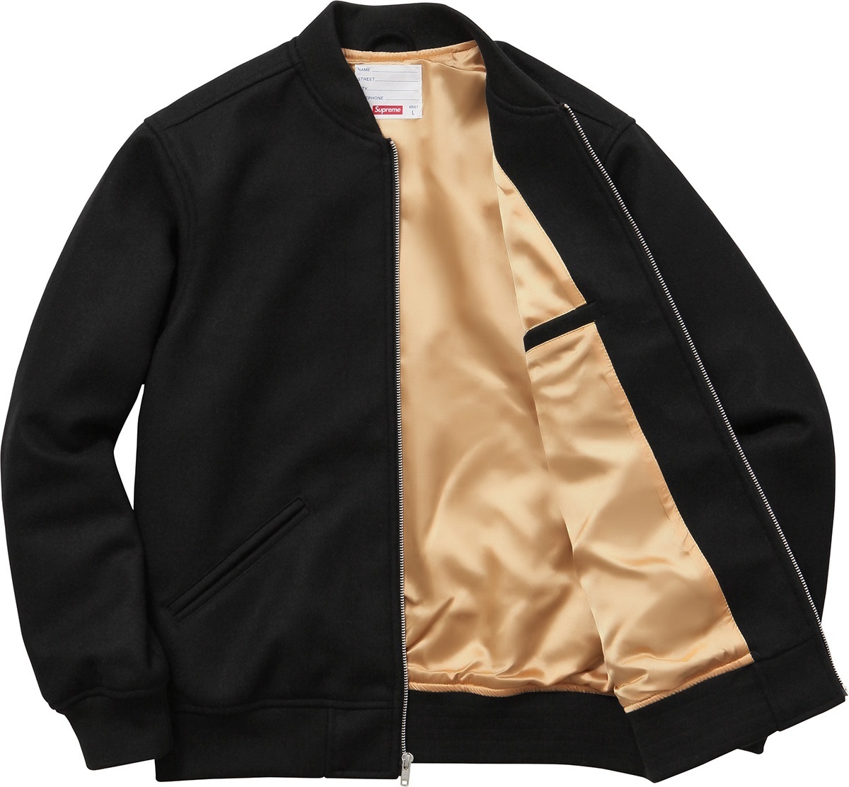 Old English Zip Varsity Jacket view 10